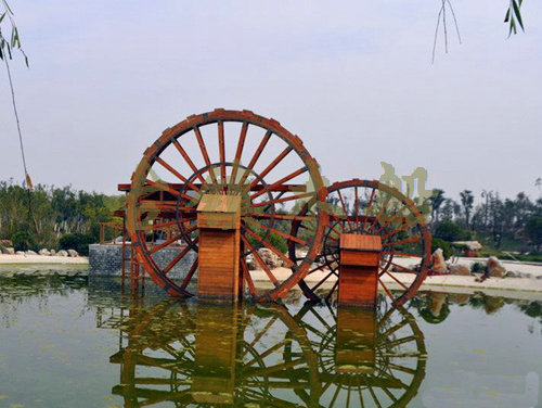 景觀水車